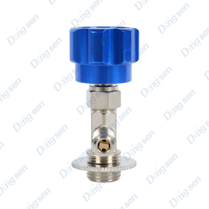 Deschidetor de sticle de agent frigorific cu buton metalic